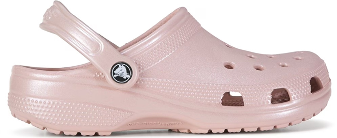 Crocs Classic Clog in Shimmer Pink Clay