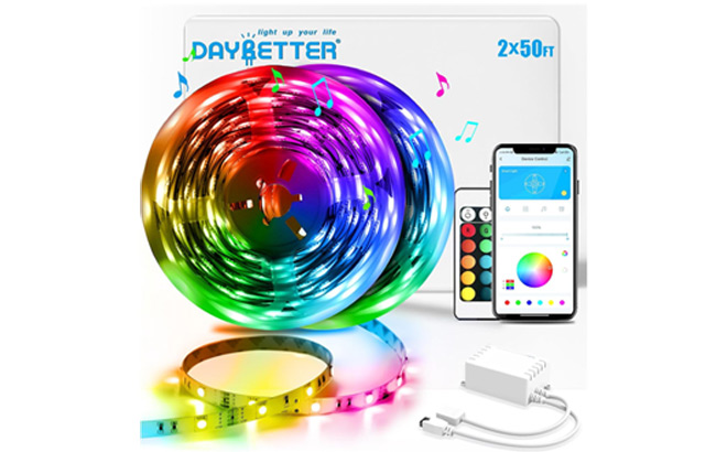 DAYBETTER 100 Foot Led Strip Lights