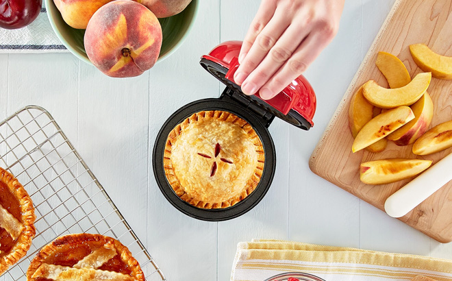 Dash Mini Pie Maker on the Table