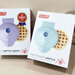 Dash Mini Waffle Makers on Couch