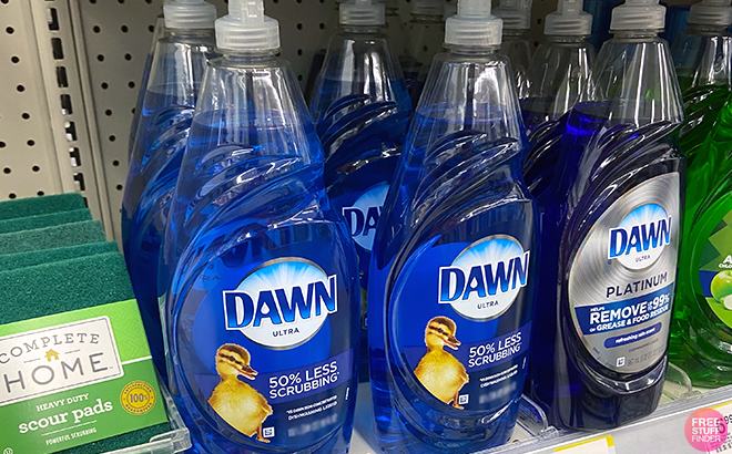 Dawn Dish Liquid Soap 4-Pack + 2 Sponges $11 at Amazon! | Free Stuff Finder