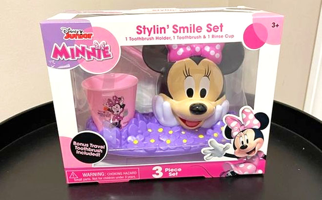 Disney Junior Minnie Stylin Smile Set on a Table