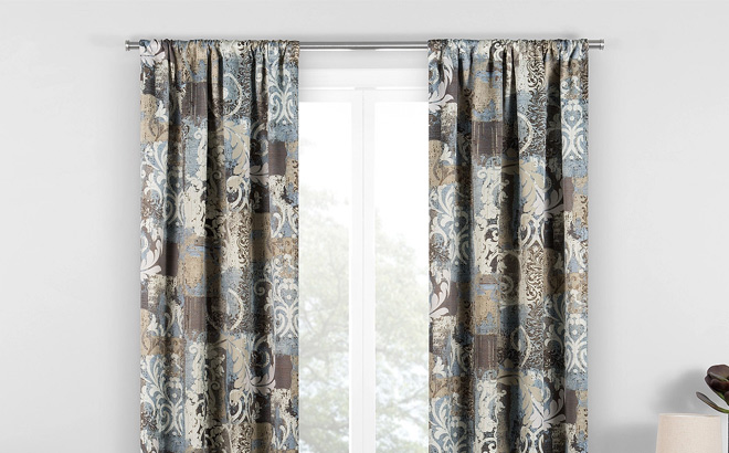Eclipse Chiswick Blackout Window Curtain in Spa Color