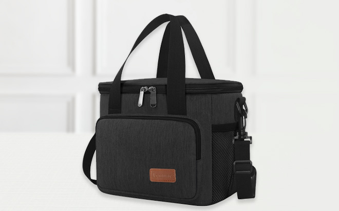 Femuar Insulated Lunch Bag in Charcoal Color