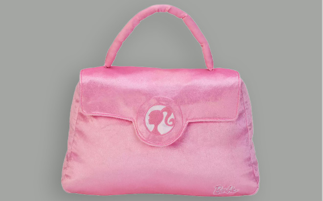 Franco Barbie Purse Pillow Bedding Super Soft Plush Pink Purse in Pink