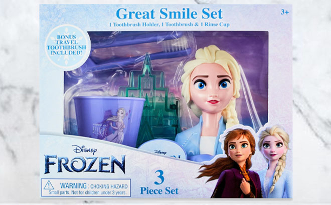 Frozen 3 Piece Great Smiles Set