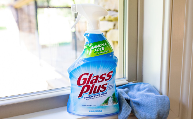 Glass Plus Spring Waterfall Scent Glass Cleaner 32 oz Liquid