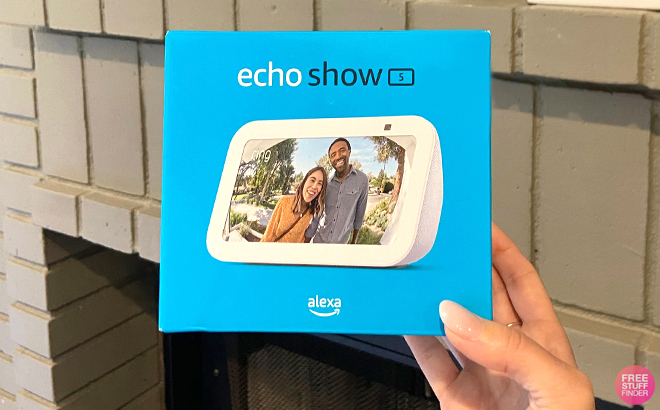 Hand Holding Echo Show 5