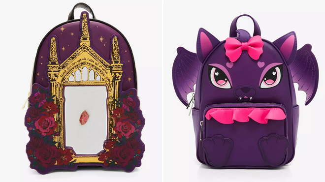 Harry Potter Mirror Of Erised and Monster High Draculaura Count Fabulous Figural Mini Backpack