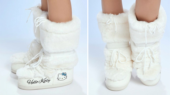 Images of Forever 21 x Hello Kitty Faux Fur Boots