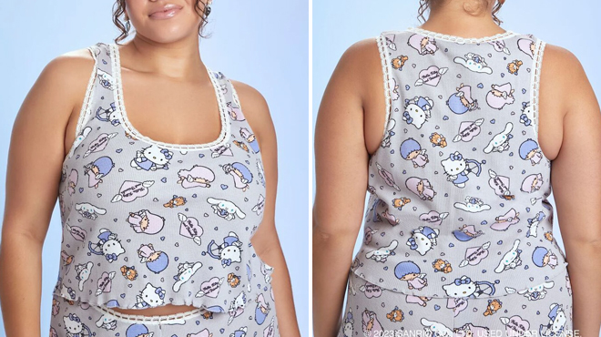 Images of Forever 21 x Hello Kitty Friends Plus Size Pajama Tank Top