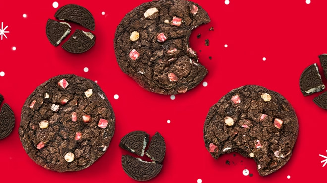 Jimmy John's Chocolate Peppermint Cookies with Oreo