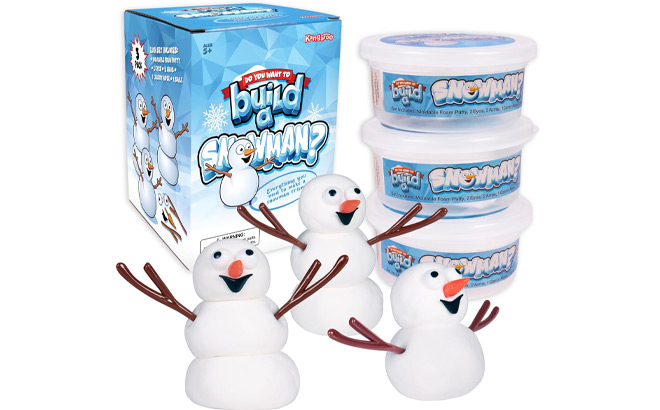 Kangaroos Snowman 3 Pack Building Kit