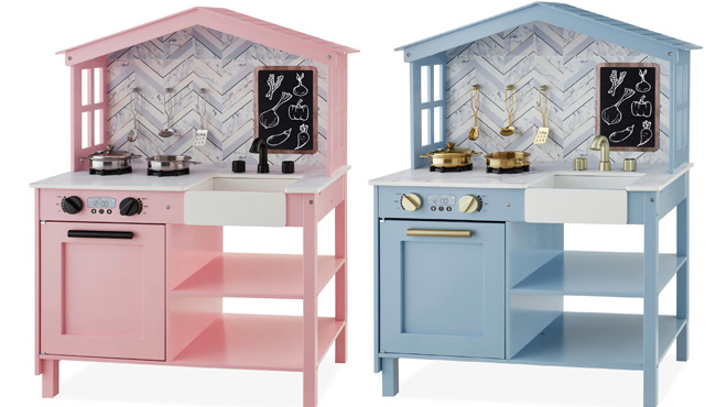 Kids Farmhouse Play Kitchen