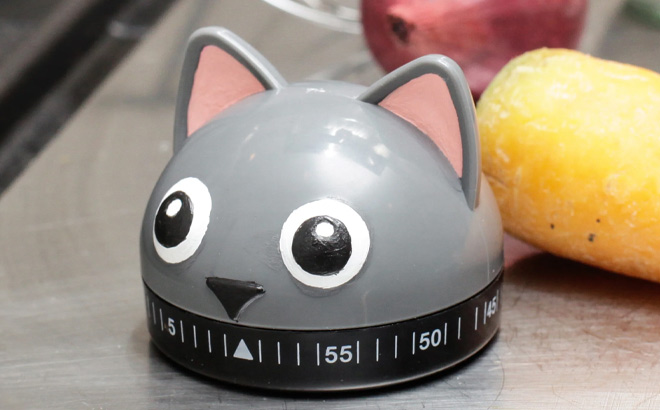 Kikkerland Cat Kitchen Timer