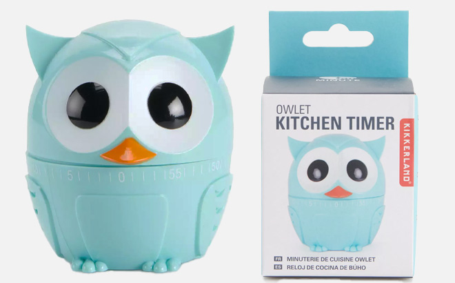 Kikkerland Owl Kitchen Timer