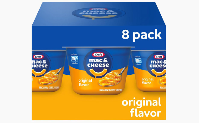 Kraft 8 Count Macaroni Cheese Cups