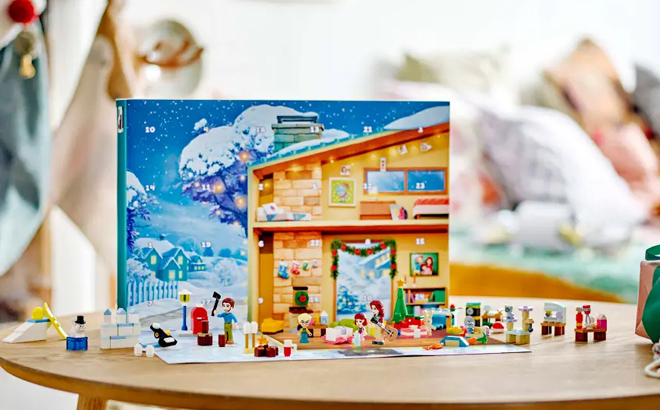 LEGO Friends 2024 Advent Calendar on a Table