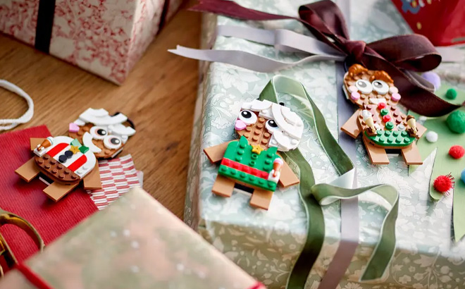 LEGO Gingerbread Ornaments