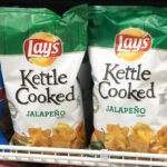 Lays Kettle Cooked Jalapeno Flavor on Shelve