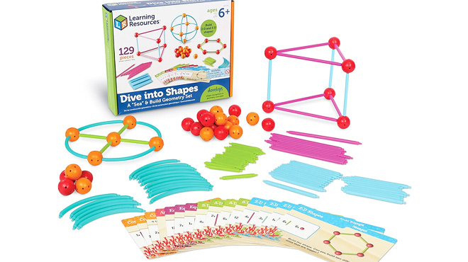 Learning Resources A Sea and Build Geometry Set