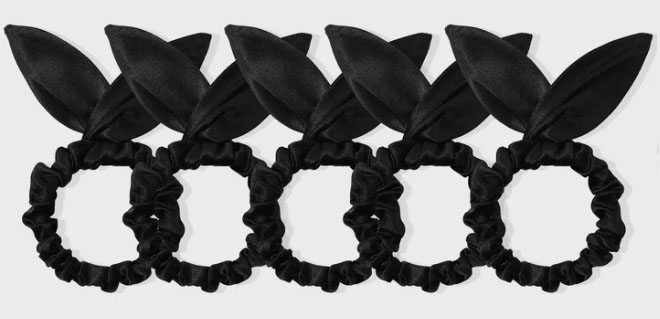 Lilysilk Pure Silk Hairband With Rabbit Ear 5 Pack