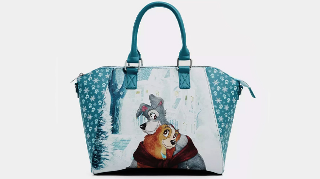 Loungefly Disney Lady And The Tramp Holiday Hug Satchel Bag