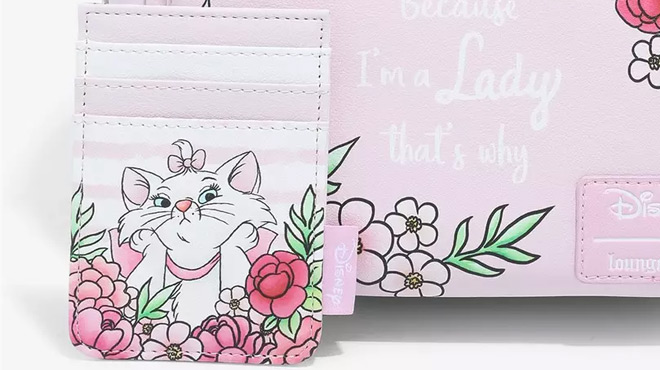 Loungefly Disney The Aristocats Marie Stripe Vertical Cardholder