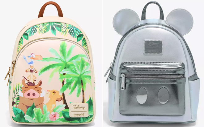 Loungefly Disney The Lion King Jungle and Minnie Mini Backpack