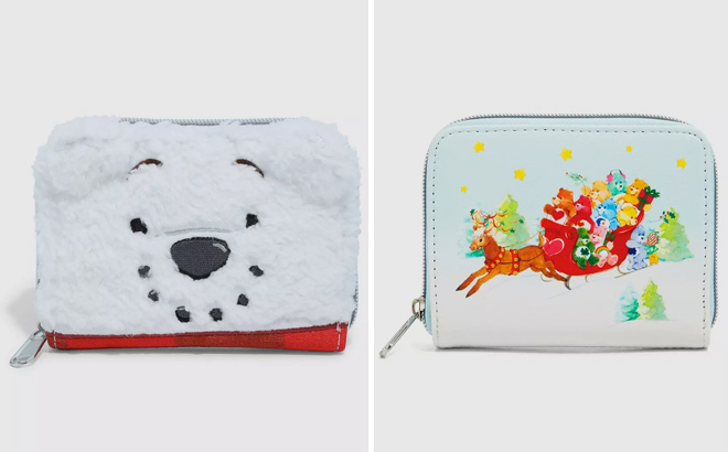 Loungefly Disney Winnie The Pooh Snowman Mini Zipper Wallet