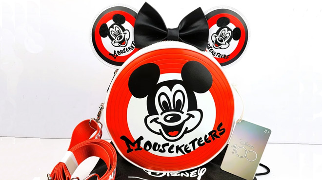 Loungefly Disney100 Mouseketeers Ear Holder Crossbody Bag