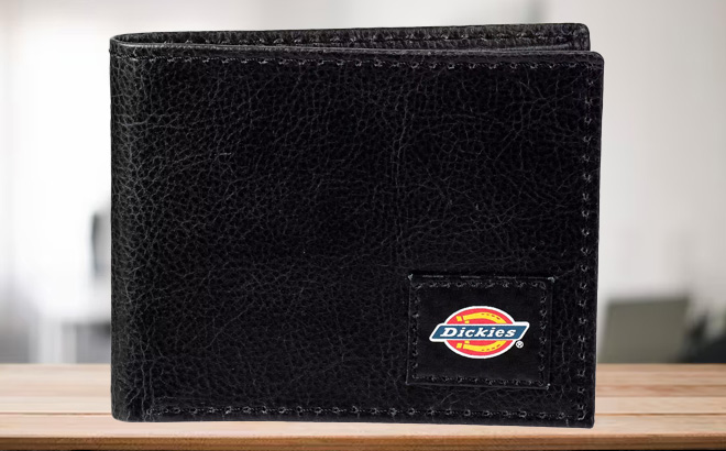 Mens Dickies Leather Slimfold Wallet