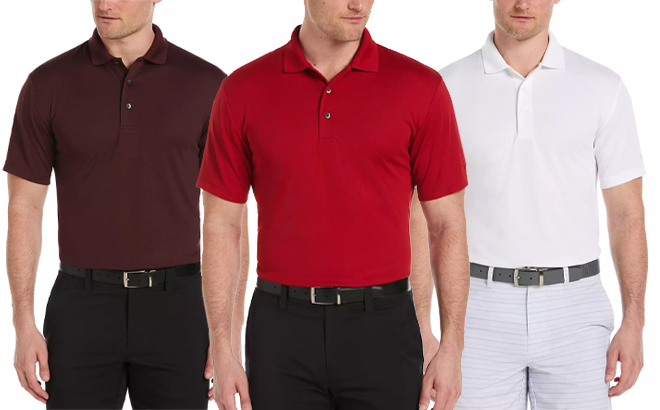 Mens Grand Slam Polos in Three Different Colors