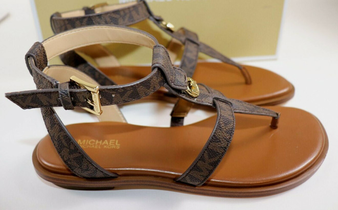 Michael Kors Sasha Logo Sandal