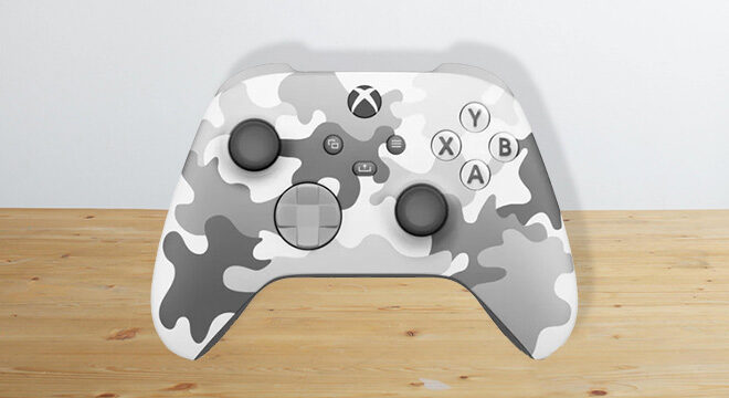 Microsoft Xbox Wireless Controller in Arctic Camo Color