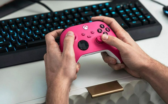 Microsoft Xbox Wireless Controller in Deep Pink Color