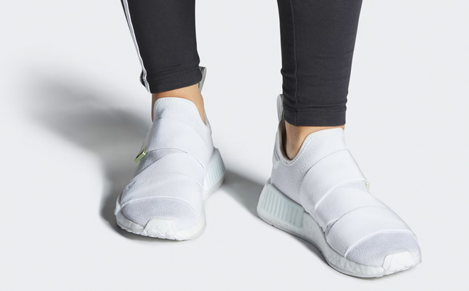 Model Wearing Adidas NMD Womens Shoes