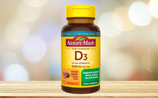 Nature Made Extra Strength Vitamin D3 Supplement