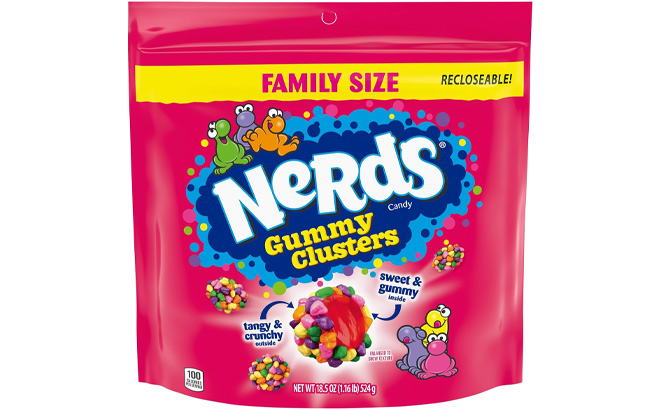 Nerds Gummy Clusters Candy Family Size Pack