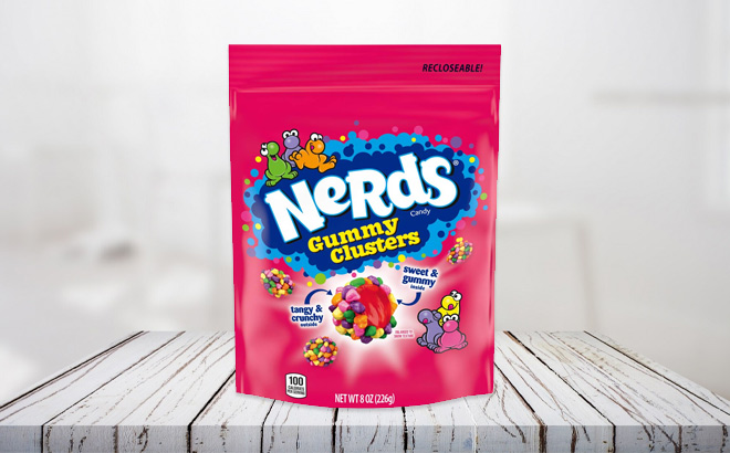 Nerds Gummy Clusters Candy in Rainbow Flavor