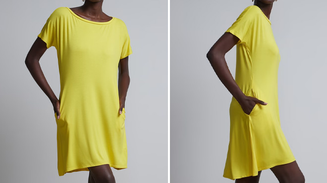 New York & Company Slouchy Tee Dress