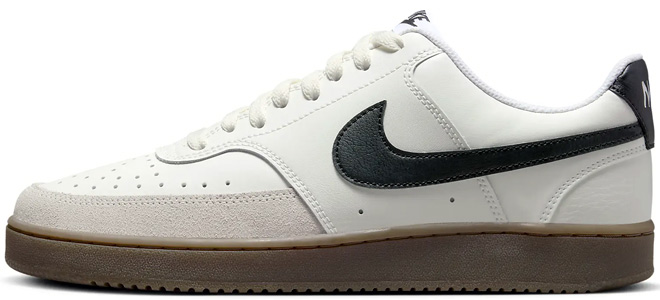 Nike Court Vision Low Shoes on a White Background