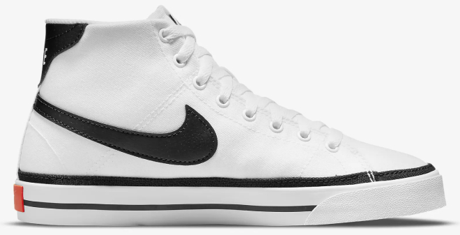 Nike Womens Court Legacy Canvas Mid Shoes