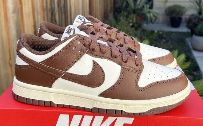 Nike Womens Dunk Low Cacao Wow Shoes