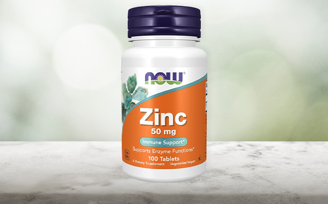 Now Zinc Supplements at Checkout