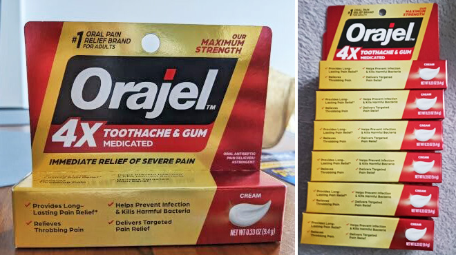 Orajel Pain Relief Cream