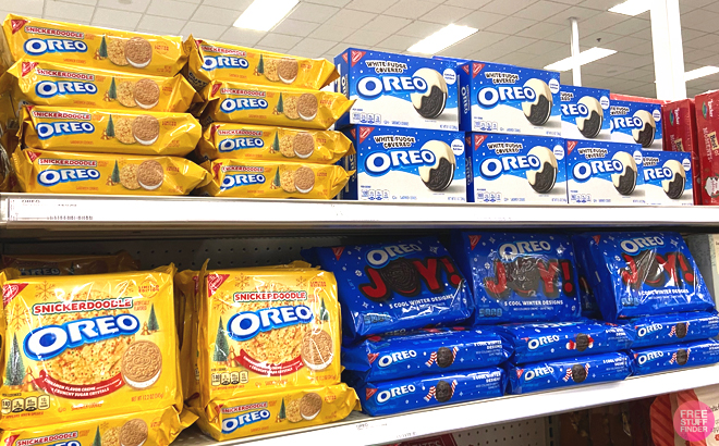 Oreo Assorted Products on the shelves at Target