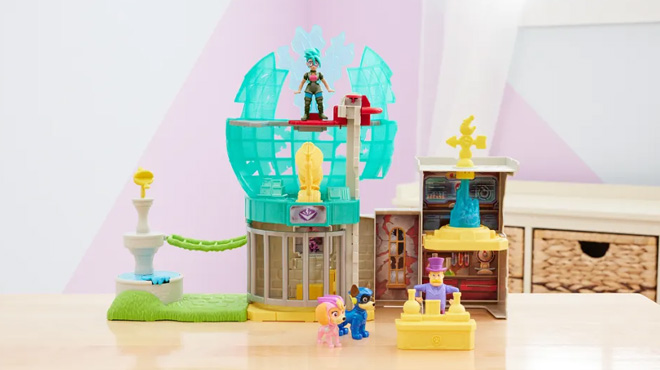 PAW Patrol The Mighty Movie Observatory Playset on a Table