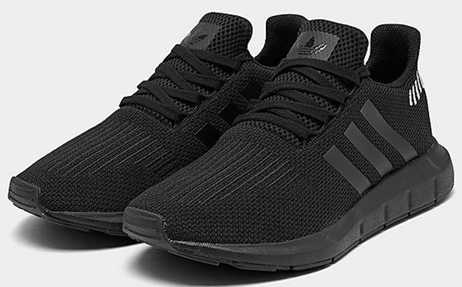 Pair of Adidas Womens Swift Run Shoes in Black