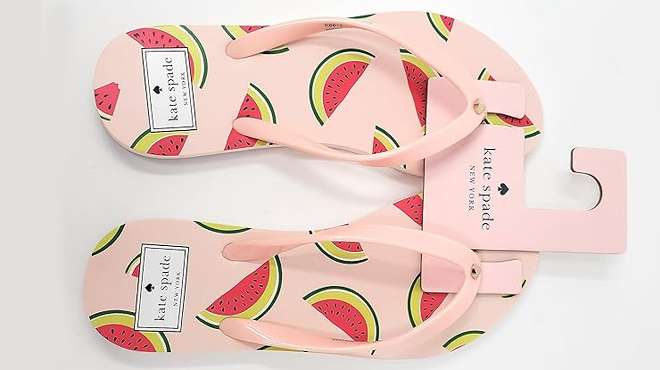 Pair of New Fiji Watermelon Flip Flops